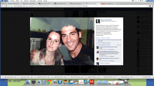Miguel Ángel Silvestre y su representante