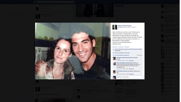 Miguel Ángel Silvestre y su representante