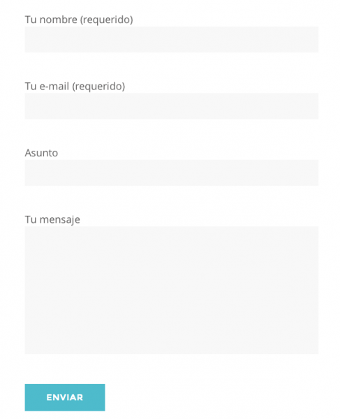 Formulario Contacto Marca Personal