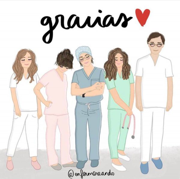 coronavirus gracias sanitarios